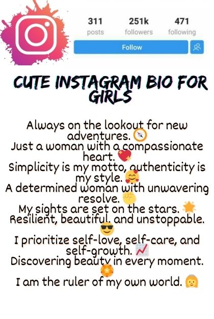 Cute Instagram Bios